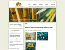 Tablet Screenshot of goldenlotusherbs.com
